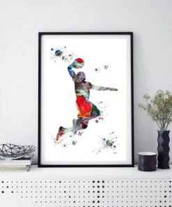 American Basketball Wall Art - B164