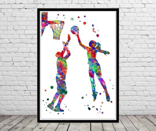 American Basketball Wall Art - B157