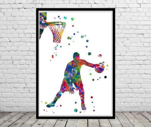 American Basketball Wall Art - B158