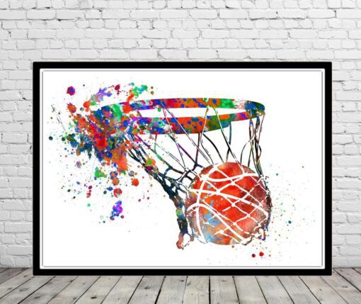 American Basketball Wall Art - B159