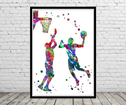 American Basketball Wall Art - B160