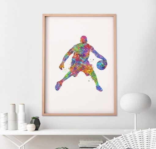 American Basketball Wall Art - B161