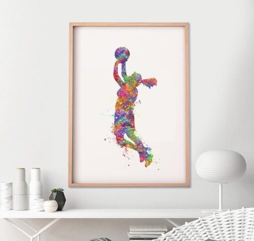 American Basketball Wall Art - B162