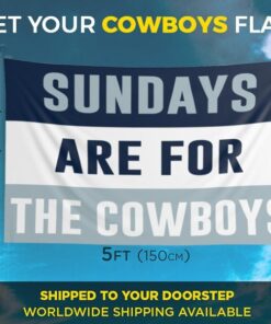 Cowboys Sundays Flag