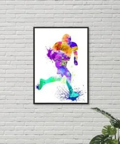 American Football Wall Art - F128