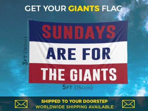 Giants Sundays Flag