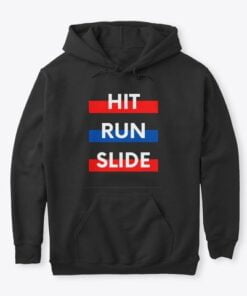Hit Run Slide Baseball Hoodie