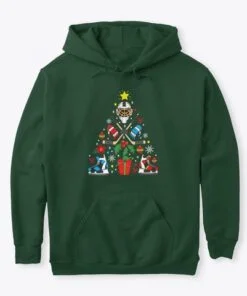 Xmas Tree Hockey Hoodie