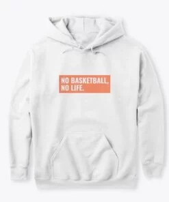 No Life Basketball Hoodie