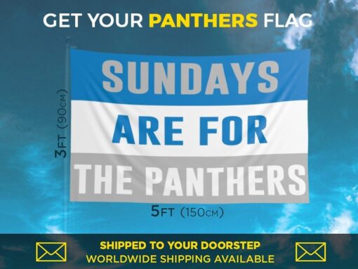 Panthers Sundays Flag