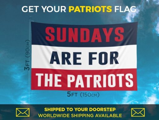 Patriots Sundays Flag