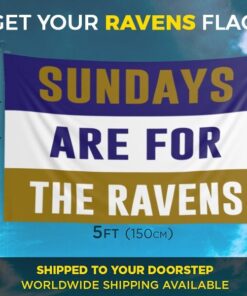 Ravens Sundays Flag