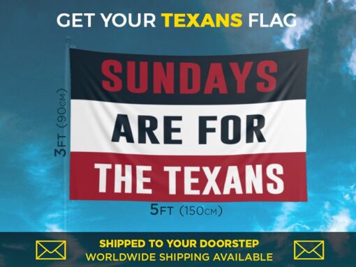Texans Sundays Flag