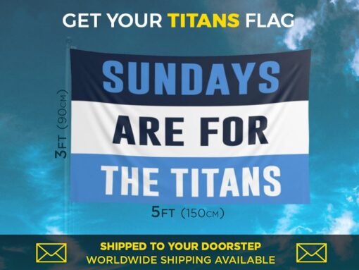 Titans Sundays Flag