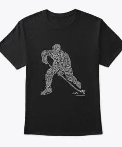 Typography Hockey T-Shirt