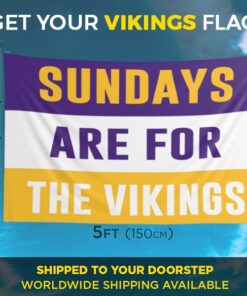 Vikings Sundays Flag