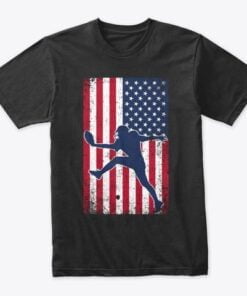 Vintage USA Flag Football T-Shirt